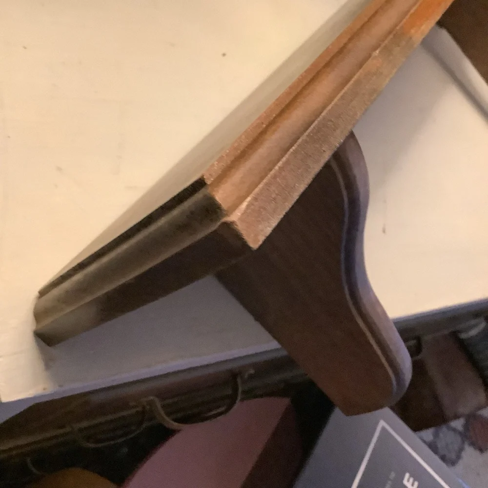 Vintage Cottagecore Solid Wood Wall Display Shelf